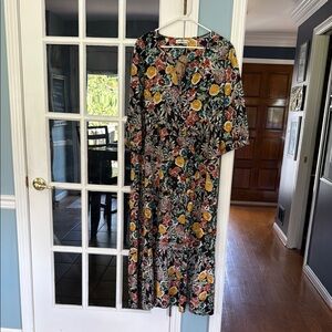 NATURAL LIFE Orange Yellow Dolman Sleeve Sundress